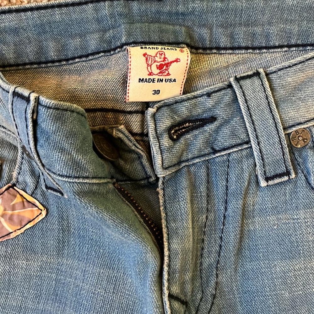 True religion patchwork jeans 30 - image 5